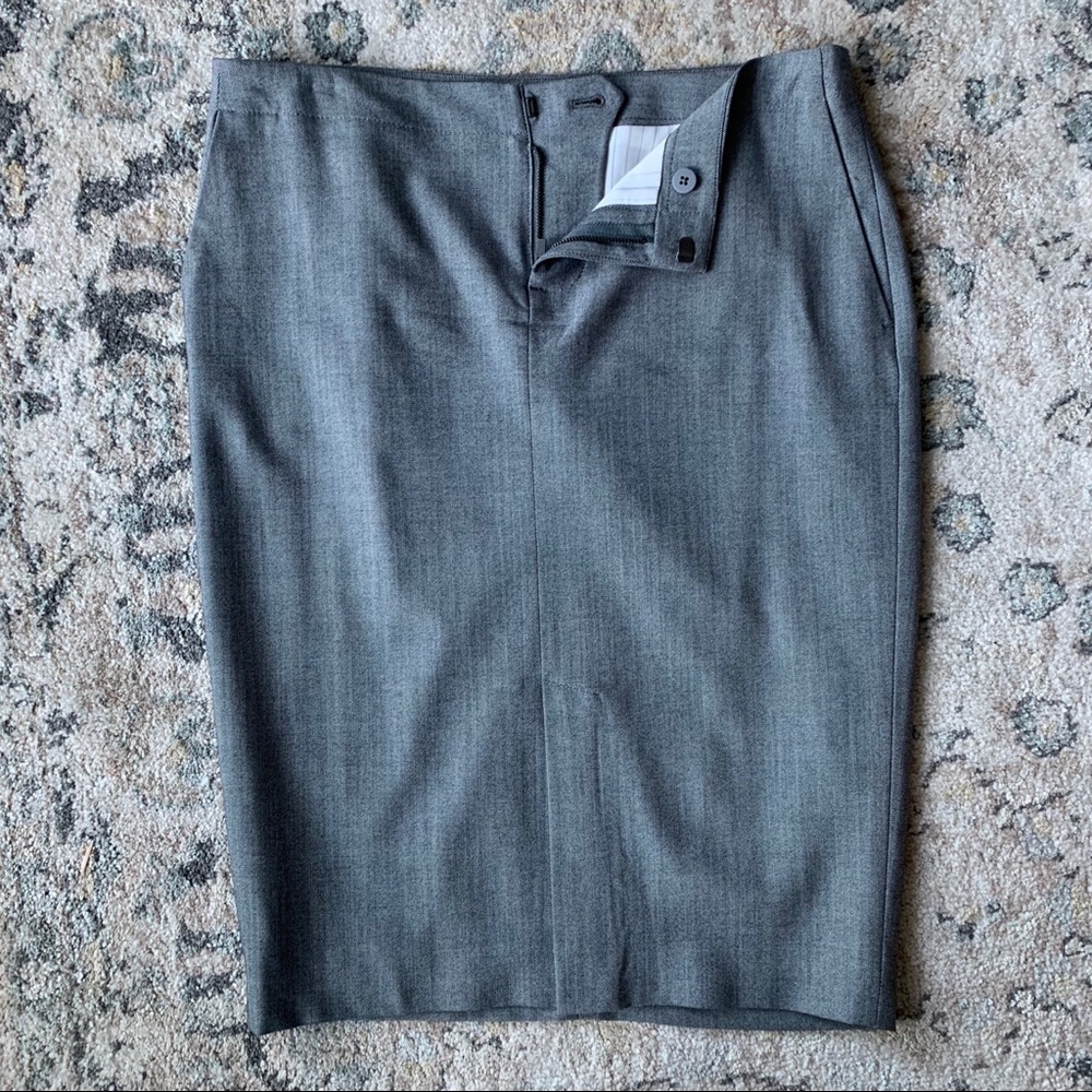 Grey wool Banana Republic Pencil Skirt SZ4